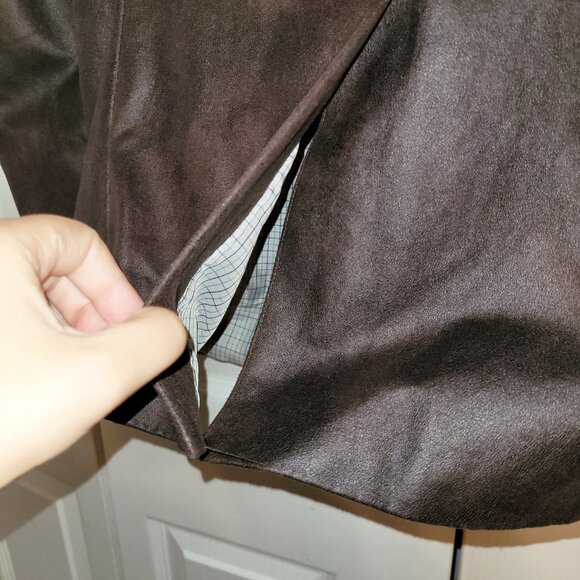 Lauren Ralph Lauren Faux Suede Sport Coat Blazer 46L - Picture 6 of 9